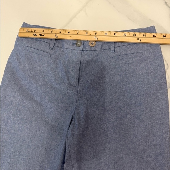 Talbots denim look Cropped Pants. Size 8p - Picture 4 of 5